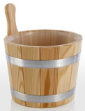 (image for) Wooden sauna bucket - 5 l