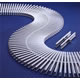 (image for) Flexible grating for overflow channel - 22 mm height - per meter