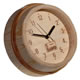 (изображение за) Дървен часовник за сауна