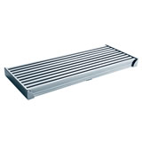 Stainless steel overflow grating
